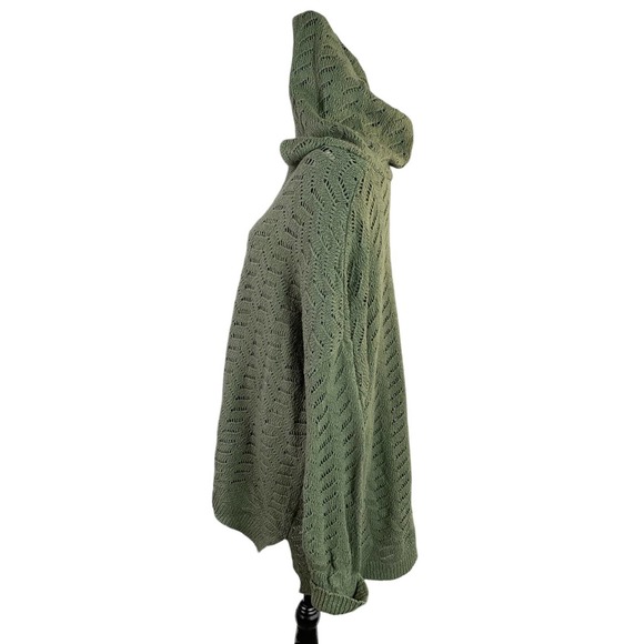 Natural Reflections Long-Sleeve Sweater Hoodie for Ladies Plus 2X Seafoam Green - Picture 9 of 11